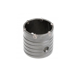Körkivágó karbid bevonattal, betonhoz 65 mm, törmelék elvezetővel, műanyag tartóban, HÖGERT HT6D485  / RENDELÉSRE