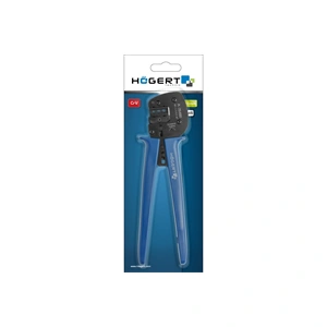 Krimpelő fogó, racsnis MC4 csatlakozóhoz, 2,5 / 4 / 6  mm², 270  mm, HÖGERT HT1P199