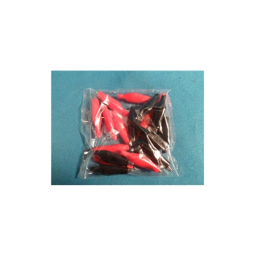 Krokodilcsipesz bliszteres (10piros+10fekete/csomag) / RENDELÉSRE