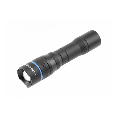 LED zseblámpa (elemlámpa), 500 lm, zoom, 4 mód, AAA (nem tartozék) HÖGERT HT1E413