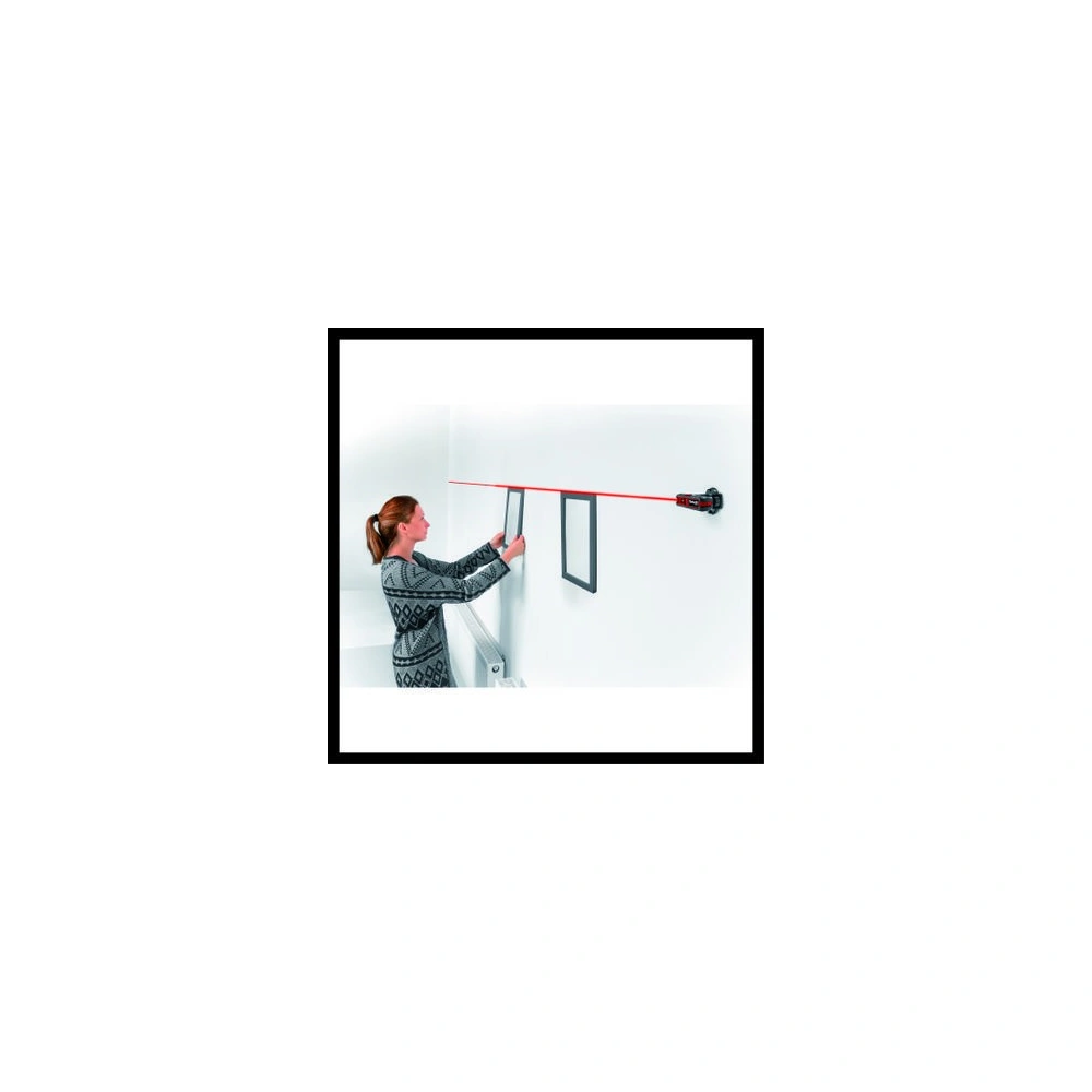 Lézeres szintező, tartókonzol, 5/20 m munkatartomány, 2 x AA, Einhell TC-LL 1 (2270095) / RENDELÉSRE
