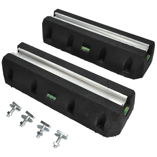 MEGSZŰNT 450x160x90 mm Rezgéscsillapító klímatartó talpkonzol, gumi 1cs=2db