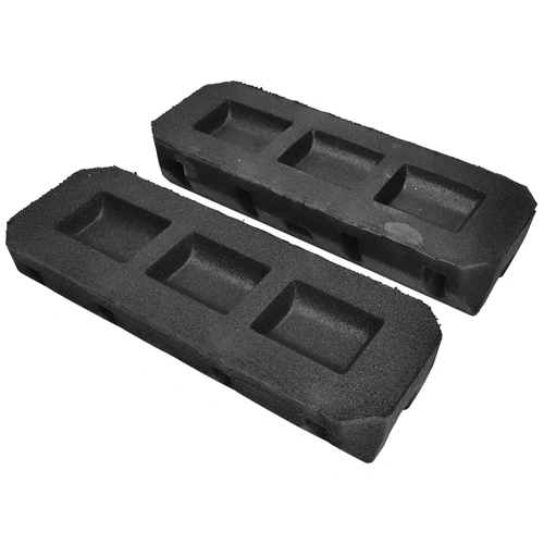 MEGSZŰNT 450x160x90 mm Rezgéscsillapító klímatartó talpkonzol, gumi 1cs=2db