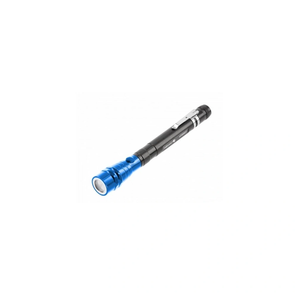 Mágneses felszedő, teleszkópos, flexibilis, LED-es lámpával, max 2,2 kg, 170-570 mm, HÖGERT HT4R507