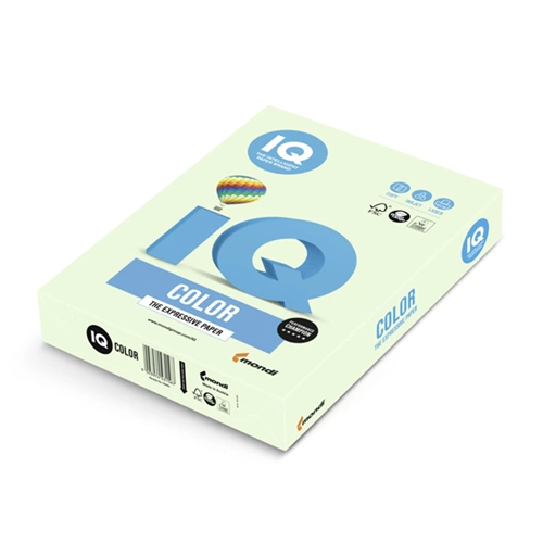 Másolópapír, színes, A4, 80g. IQ GN27 500ív/csomag, pasztell zöld
