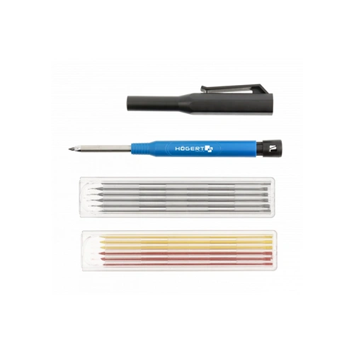 Mechanikus újratölthető ceruza, 6db póthegy, HÖGERT  HT3B782 / RENDELÉSRE