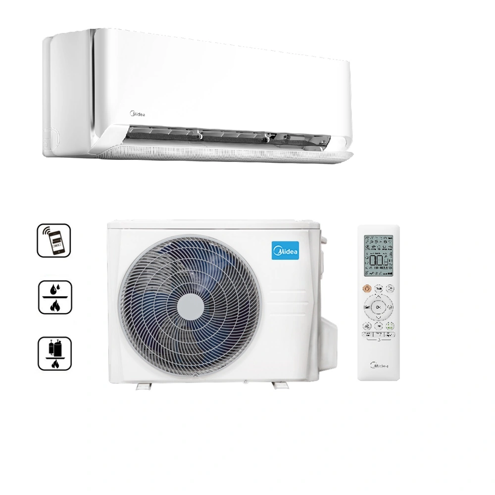 Midea Breezeless E MCB2-12-SP oldalfali mono split hűtő-fűtő klíma szett 3.5 kW