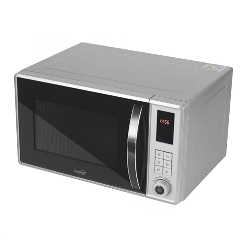 Mikrohullámú sütő grill funckióval 800W, 23 literes, gyerekzár, szürke, HOME HG MH 23 GR / RENDELÉSRE