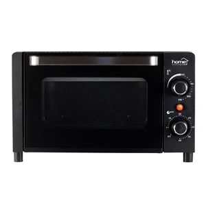Mini sütő, fekete, 9l, 1050W, max. 230 °C, dupla üvegezésű ajtó, HOME HG MS 10 / RENDELÉSRE