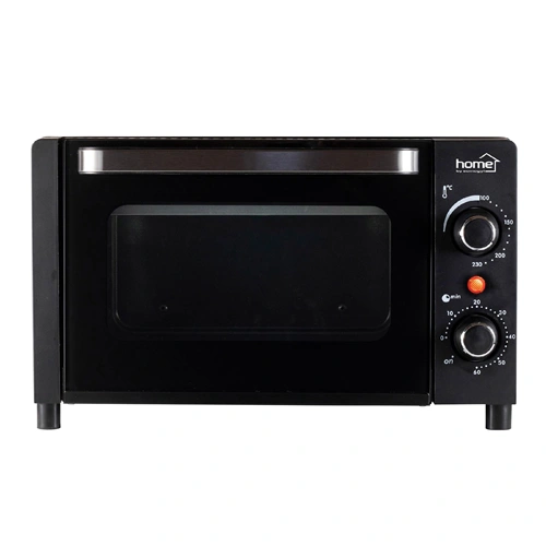Mini sütő, fekete, 9l, 1050W, max. 230 °C, dupla üvegezésű ajtó, HOME HG MS 10 / RENDELÉSRE
