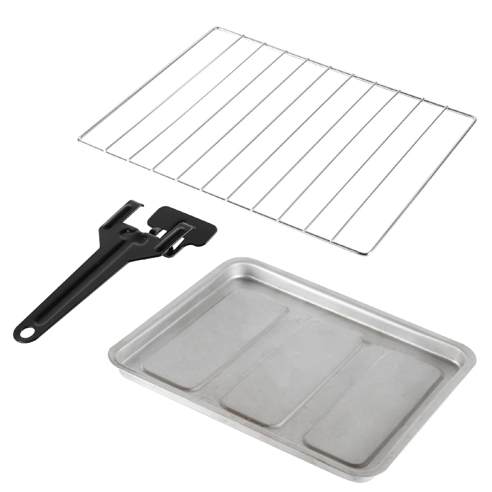 Mini sütő, fekete, 9l, 1050W, max. 230 °C, dupla üvegezésű ajtó, HOME HG MS 10 / RENDELÉSRE
