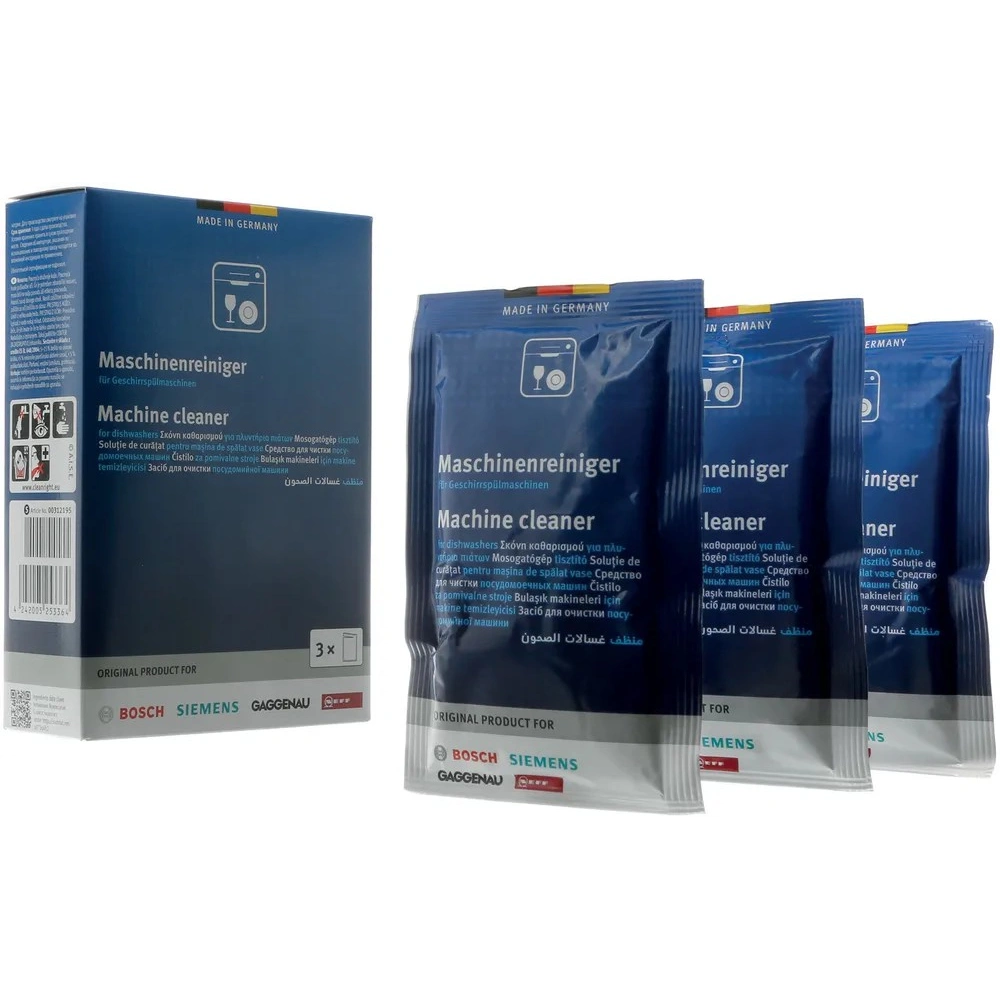 Mosogatógép tisztítópor 3x45g (eredeti) BOSCH mosogatógép