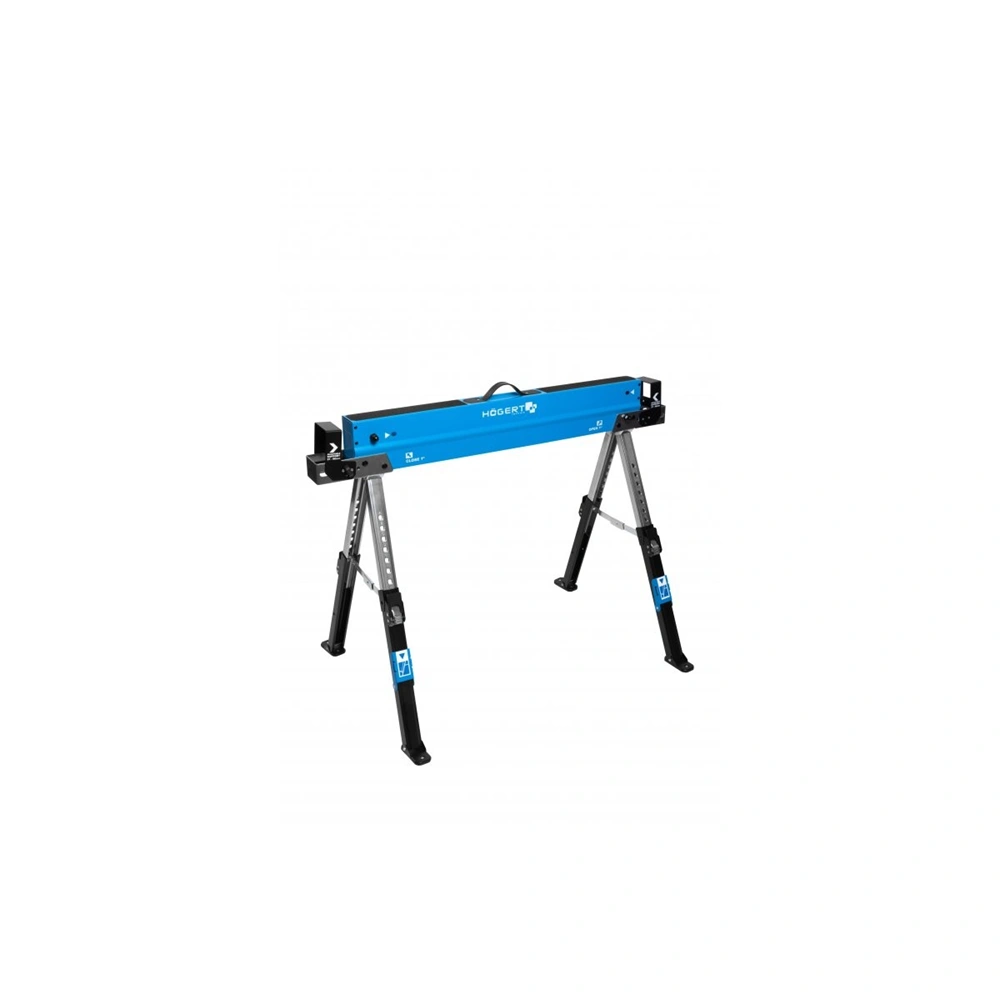 Munkabak állvány, 1db, összecsukható, állítható méretek, 530 kg-ig, HÖGERT HT7G551