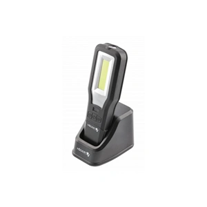 Munkalámpa, akkumulátoros, COB 10W, LED 5W, IP54,  max 550 lm, PowerBank funkció, töltő, HÖGERT HT1E408  / RENDELÉSRE
