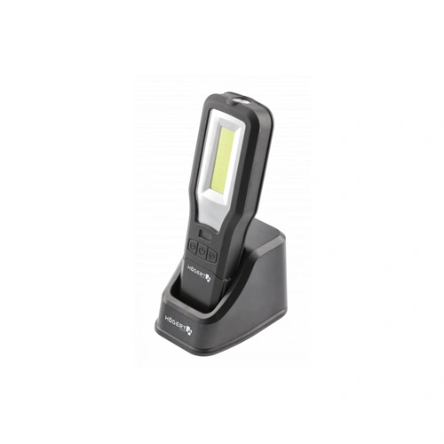 Munkalámpa, akkumulátoros, COB 10W, LED 5W, IP54,  max 550 lm, PowerBank funkció, töltő, HÖGERT HT1E408  / RENDELÉSRE