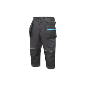 Munkavédelmi 3/4-es nadrág, 3XL (58), sötétszürke, 8db zseb, állítható derék, WURNITZ, HÖGERT HT5K817-3XL / RENDELÉSRE