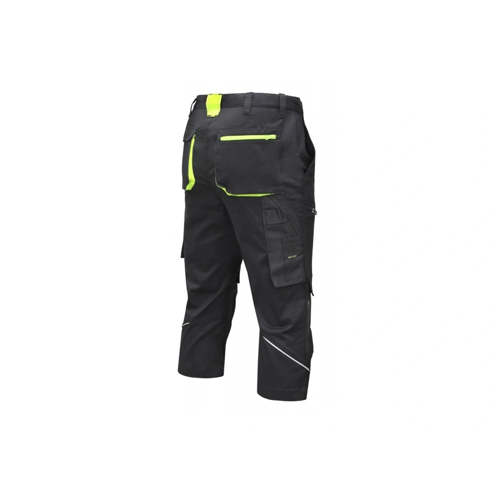 Munkavédelmi 3/4-es nadrág, L (52), fekete, 8db zseb, állítható derék, REETZ, HÖGERT HT5K826-L / RENDELÉSRE