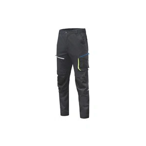 Munkavédelmi nadrág, XL (54), fekete, 8db zseb, állítható derék, REETZ, HÖGERT HT5K825-XL / RENDELÉSRE