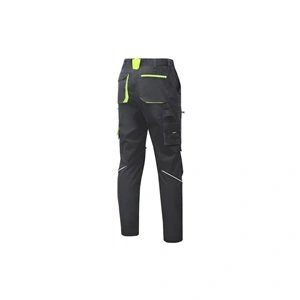 Munkavédelmi nadrág, XL (54), fekete, 8db zseb, állítható derék, REETZ, HÖGERT HT5K825-XL / RENDELÉSRE