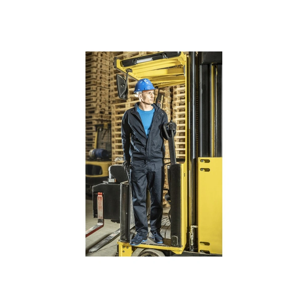 Munkavédelmi póló, M, kék, 100% pamut, HÖGERT HT5K412-M / RENDELÉSRE