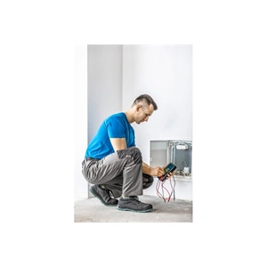 Munkavédelmi póló, M, kék, 100% pamut, HÖGERT HT5K412-M / RENDELÉSRE