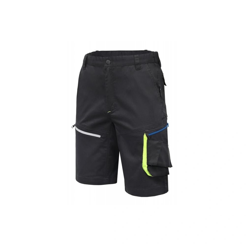 Munkavédelmi rövidnadrág, 2XL (56), fekete, 6db zseb, állítható derék, REETZ, HÖGERT HT5K827-2XL / RENDELÉSRE
