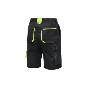 Munkavédelmi rövidnadrág, 2XL (56), fekete, 6db zseb, állítható derék, REETZ, HÖGERT HT5K827-2XL / RENDELÉSRE