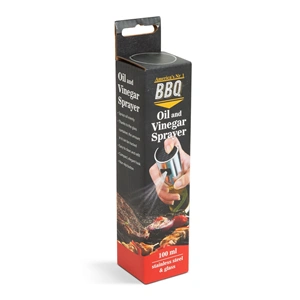 Olaj és ecet permetező spray, 100 ml, rozsdamentes acél