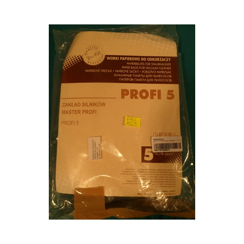 PROFI 5 porszívó porzsák / 5 db /RENDELÉSRE