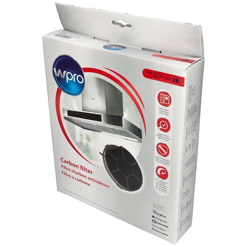 Páraelszívó aktívszénszűrő 240x34mm 440g telítettség jelzővel WPRO CHF289