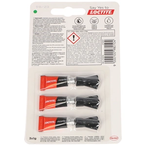 Pillanatragasztó, 3x1g, LOCTITE SUPER BOND