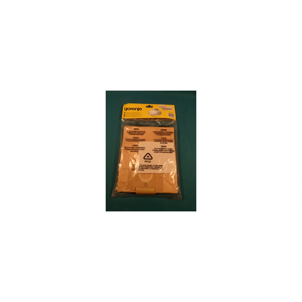 Porszívó papír porzsák 5db+filter  VCK 2202 RDC  GORENJE /RENDELÉSRE