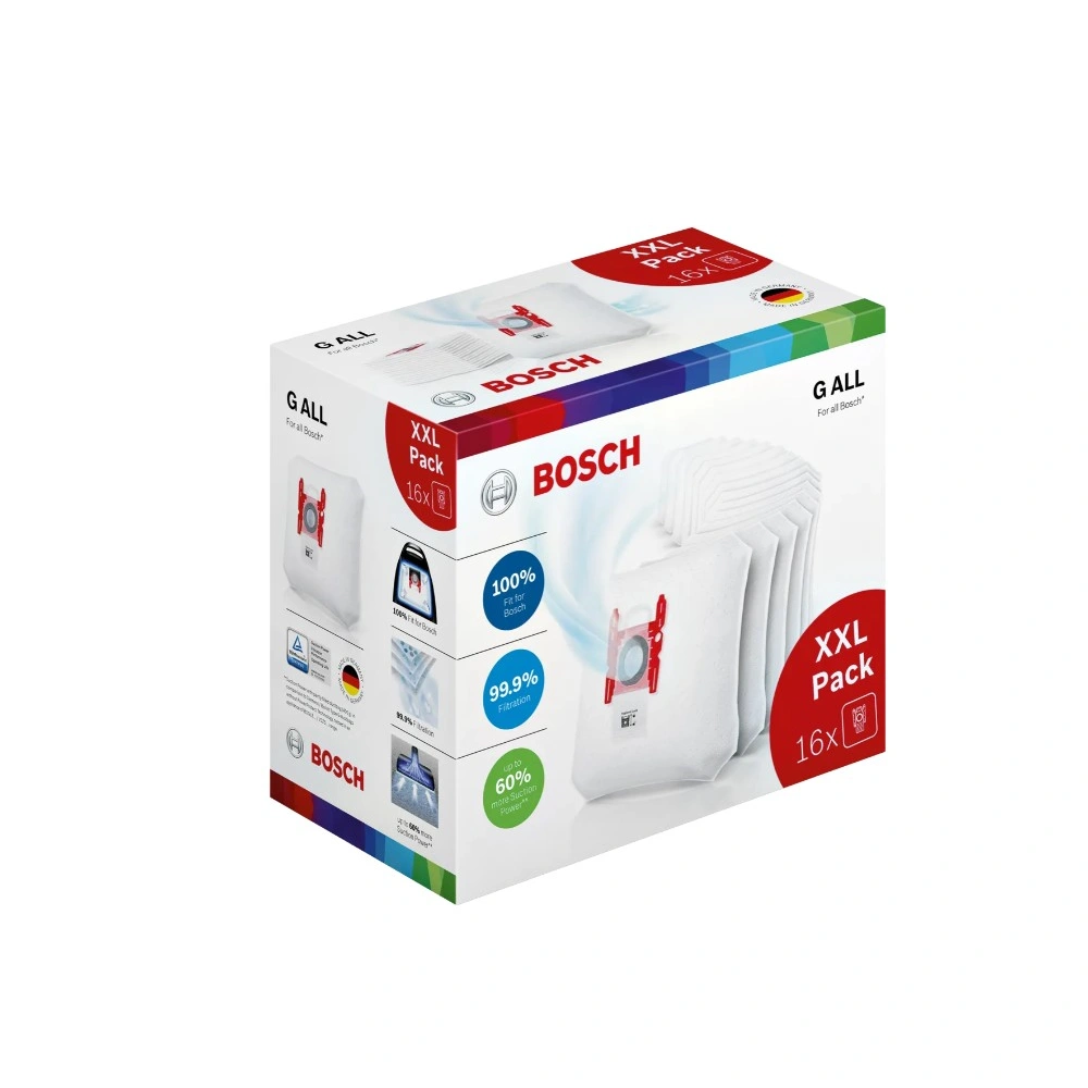 Porzsák 16db-os (eredeti) BOSCH porszívó