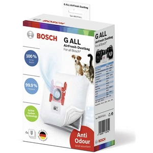 Porzsák, mikroszálas 4db-os (eredeti) BOSCH porszívó 
