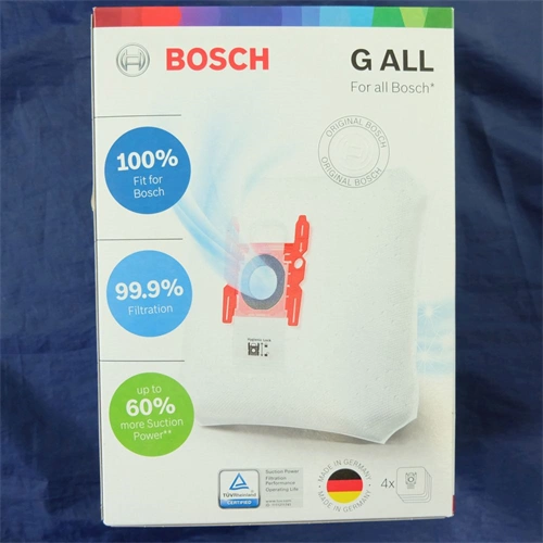 Porzsák, mikroszálas 4db-os (eredeti) BOSCH porszívó 