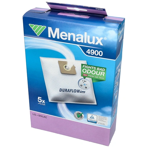 Porzsák, mikroszálas 5db-os MENALUX 4900 T172 (univer.) LG/GOLDSTAR,BOMANN,CLATRONIC,MOULINEX,PRIVILEG,SOLAC porszívó