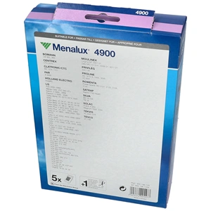 Porzsák, mikroszálas 5db-os MENALUX 4900 T172 (univer.) LG/GOLDSTAR,BOMANN,CLATRONIC,MOULINEX,PRIVILEG,SOLAC porszívó