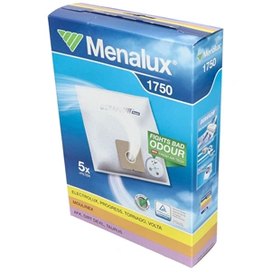Porzsák, mikroszálas 5db+szűrő MENALUX 1750 T210 (univerzális)  TESCO VC207/208, ORION, PROGRESS, MOULINEX, porszívó
