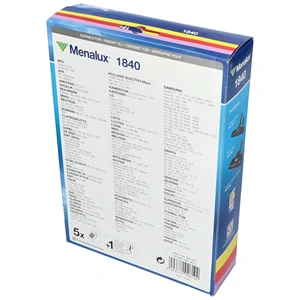Porzsák, mikroszálas 5db+szűrő MENALUX 1840 T183 (univer.) PROGRESS,NILFISK,SAMSUNG,BOMANN,DAEWOO,LG,,KARCHER porszívó