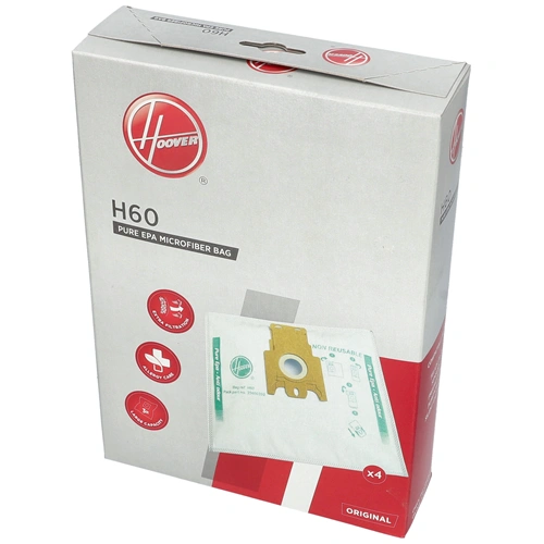 Porzsák, mikroszálas H60 4db (eredeti) HOOVER porszívó 