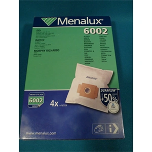 Porzsák, mikroszálas MENALUX 6002 (eredeti) porszívó pl: EIO VARIA / RENDELÉSRE