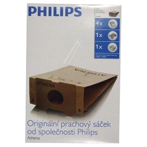 Porzsák papír Philips HR6947 4db +2db szűrő / RENDELÉSRE