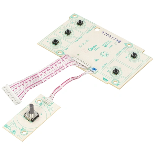 Programválasztó elektronika (nyomógomb egység) (eredeti) WHIRLPOOL mikrohullámú sütő 
