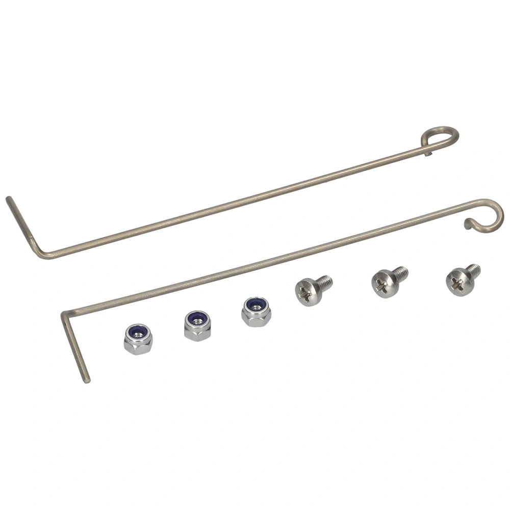 Rugó készlet, ajtó, 1 jobbos, 1 balos + csavarok (eredeti) WHIRLPOOL mosógép