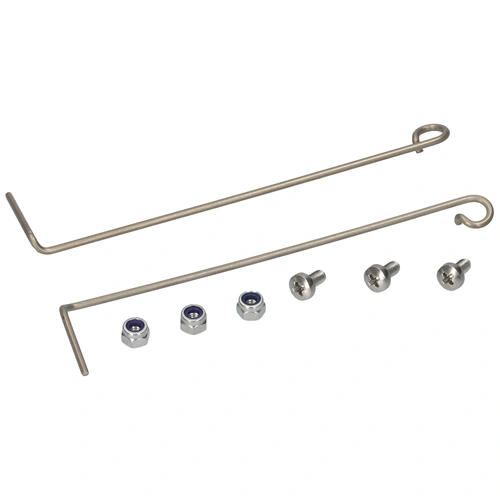 Rugó készlet, ajtó, 1 jobbos, 1 balos + csavarok (eredeti) WHIRLPOOL mosógép