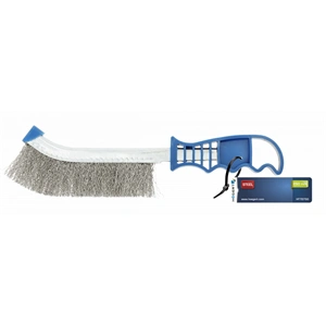 Spidkefe, drótkefe, 250mm, rozsdamentes 0,3 mm, HÖGERT HT7D750