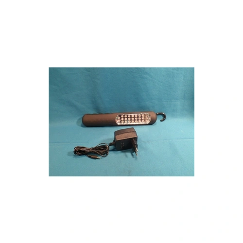 Stekklámpa akkumulátoros, gumis + 26 LED akasztófüllel P4501 /RENDELÉSRE