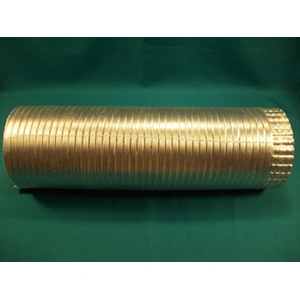 Szagelszívó, páraelszívó cső L=1,5 m, D=120mm (alumínium, flexibilis) WPRO CHT154 