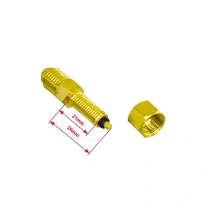Szelep benyomó 1/4"SAE*7/16"NPT R600/R290 / RENDELÉSRE
