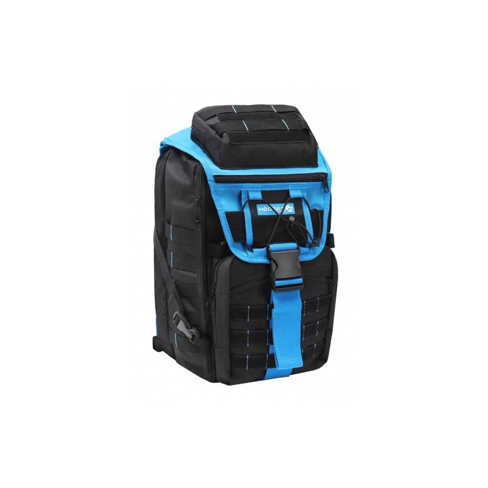 Szerszámtartó hátizsák, erősített anyag, 11 zseb, állítható térfogat, 33 x 46 x 24 cm, HÖGERT HT7G220 / RENDELÉSRE